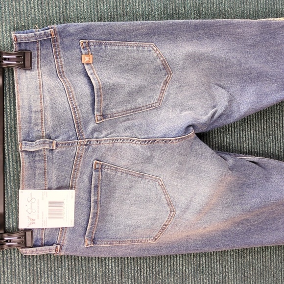 Jessica Simpson Kiss Me Mid Rise Skinny Jeans Poppy Series Size 2 - Picture 12 of 13